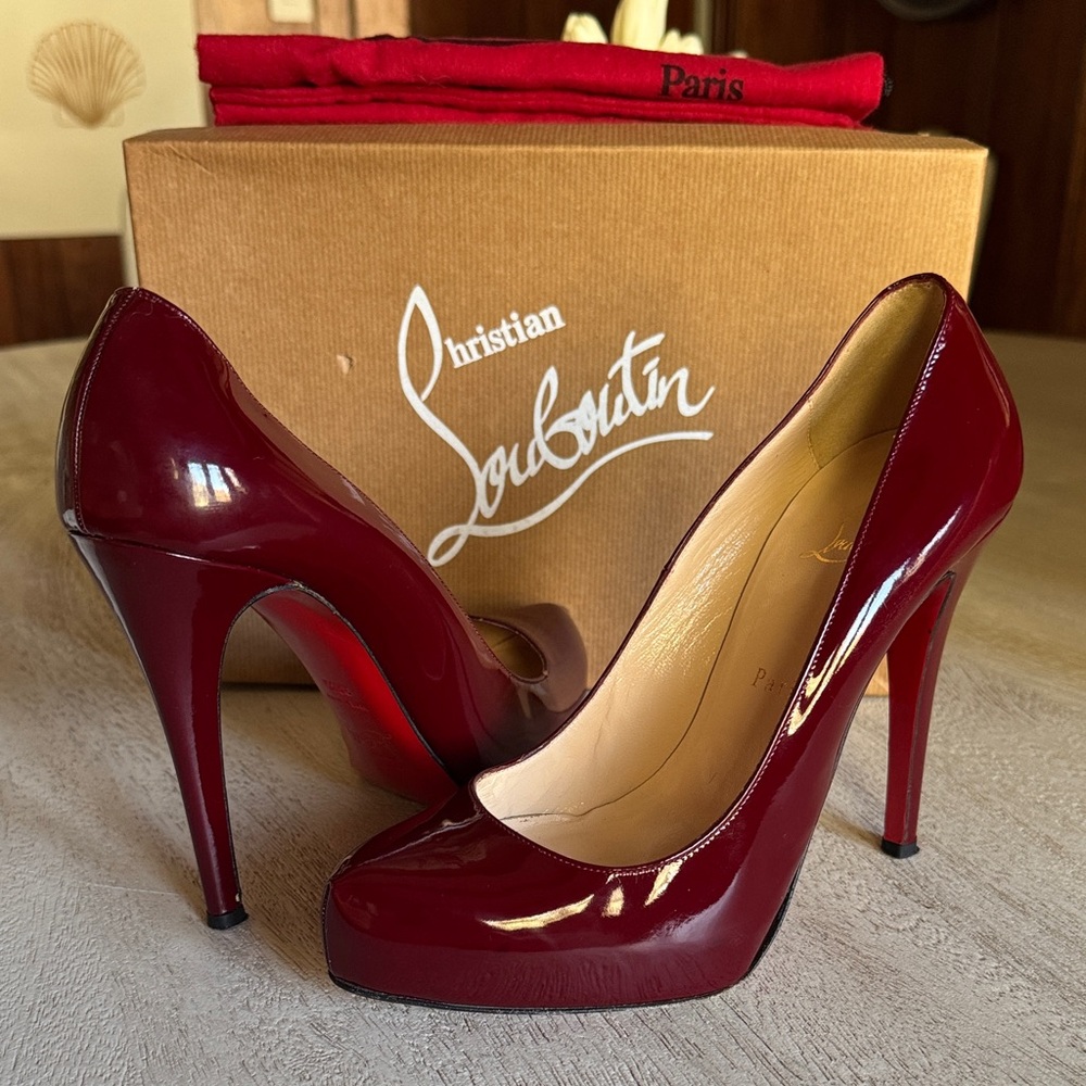 Christian Louboutin Rolando Burgandy